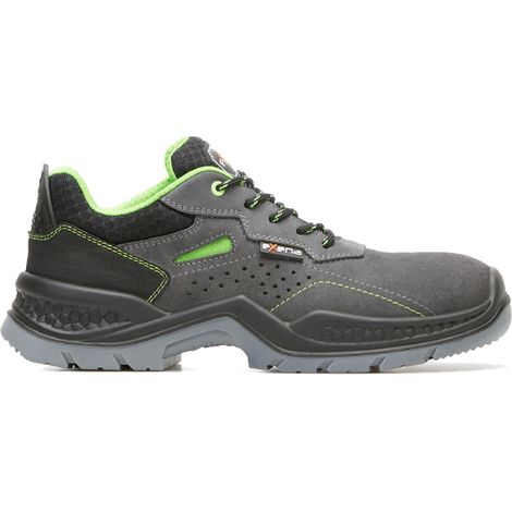 Zapatos de trabajo bajos Exena Antigua 20 S1P SRC - 43 (EU) - Verde / Gris