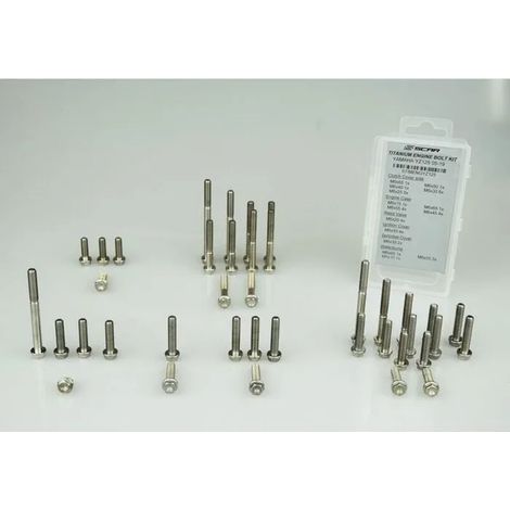 Kit de tornillos scar motorschraubensatz 50 titanio
