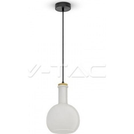 Trade Shop - V-tac Vt-7205 Sospensiones En Vetro Con Portalampada E27 - (1/3)