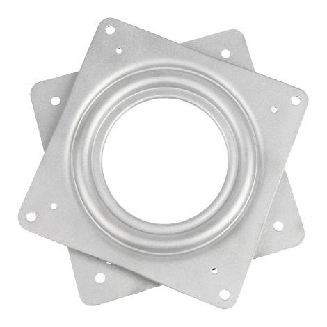 Itar – Tournette à billes 360° – Plateau pivotant 100 x 100 mm – Charge 130 kg – Acier zingué – Rotation fluide et précise (1/4)