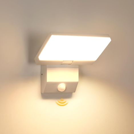 Lampada da parete per esterno 24W con sensore di movimento 3000K (1/5)