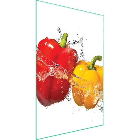 TAGLIERE IN VETRO 35x52 Peperone (1/5)