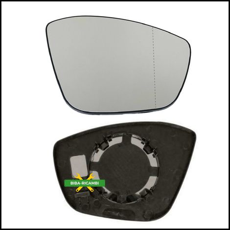 Piastra specchio retrovisore asferico lato dx-passeggero per citroen c4 cactus d