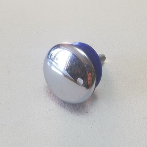 Tappo copriforo 47mm per lavabo bidet in ottone cromato (1/2)
