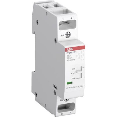 ABB 1SBE122111R0620 Tag-/Nacht-Schütz ESBN 20 A, 2 Schließer, 230 V AC/DC