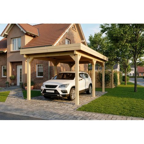 Alpholz Carport individuel Olaf Naturel 330 x 600 cm (1/5)