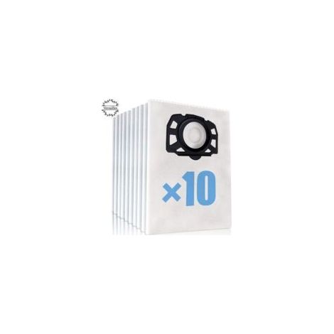 10 sacs pour aspirateur Karcher WD4 WD5 WD6, compatibles avec les aspirateurs eau et poussière Karcher MV4, MV5, MV6 2.863-006.0 (1/2)