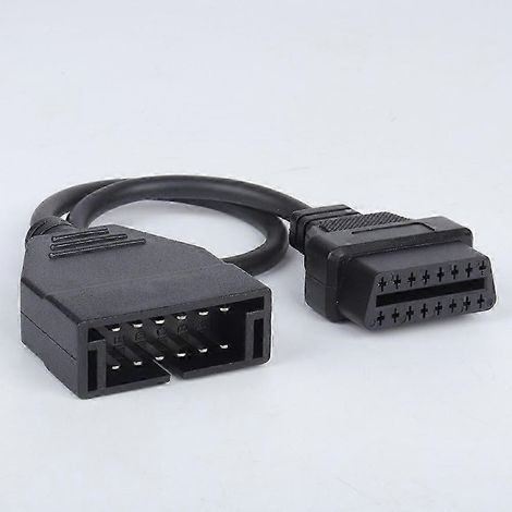 Câble adaptateur convertisseur OBD1 12 broches vers OBD2 16 broches pour véhicules d'avant 1996, scanner de diagnostic, 40 cm (15,7 pouces) (1/4)