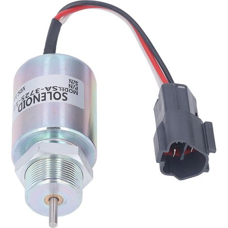Électrovanne d'arrêt de carburant 30A87‑00040 30A87‑20402 en acier inoxydable pour Mitsubishi L3E S3L S4L L3P DC12V (1/5)