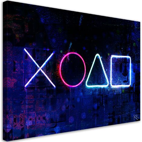 Quadro su tela, Pulsanti per il controller - 120x80 (1/4)