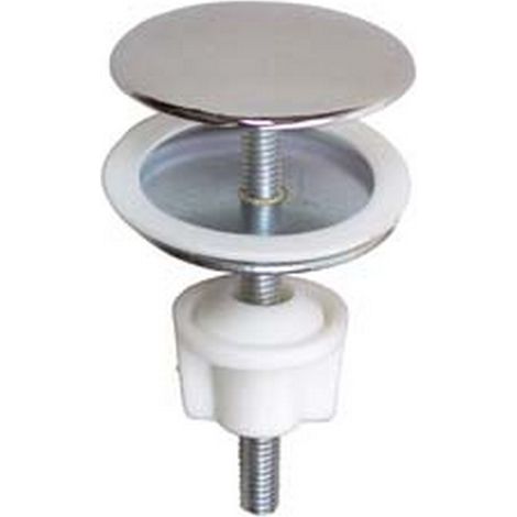 10PZ COPRIFORO PER LAVABO E BIDET - cromato
