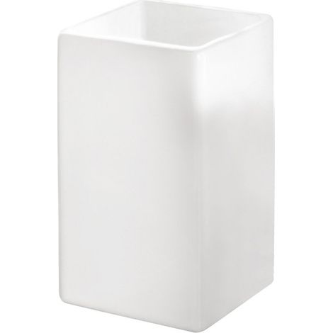 Kleine Wolke 5045 114 852 - Bicchiere portaspazzolini, Colore: Bianco (1/2)