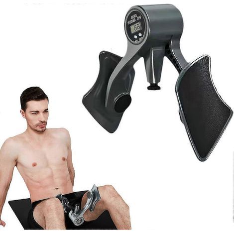 Exercices de Kegel pour hommes, renforcement des muscles du plancher pelvien, appareil de musculation des hanches de 36 kg, résistance ajustable, appareil de musculation avec calcul du temps et de l'h