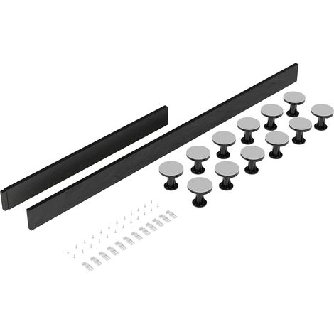 Shower Tray Leg Set - Slate Grey - For 1300mm-1800mm Rectangular & Walk In Resin Trays