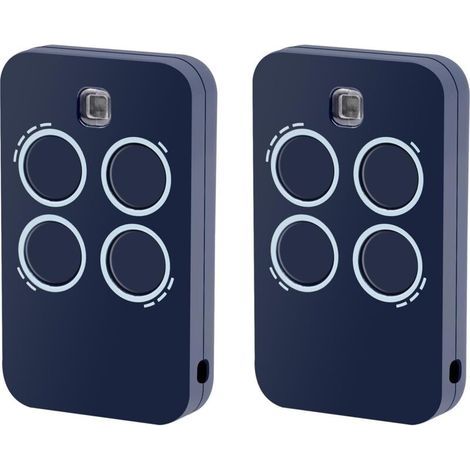 2er-Pack Ersatzfernbedienungen für 4-Kanal-Garagentoröffner, kompatibel mit Genius Echo TX4 RC 433 MHz (1/4)