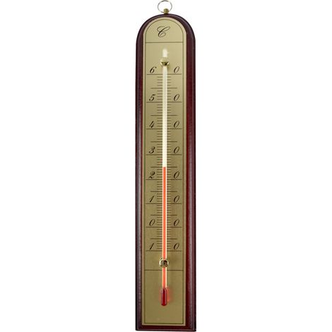 Thermometre Bois Et Plaq Alu - STIL