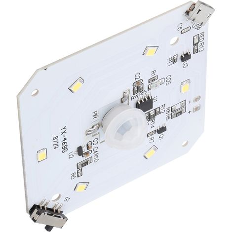 Plaque lumineuse murale rechargeable à détecteur de mouvement 2 vitesses pour décoration intérieure