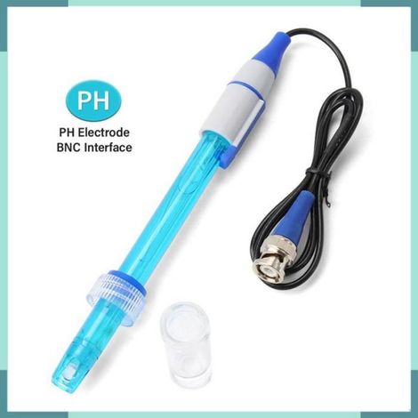sonde de ph-mètre d'électrode de laboratoire hydroponique Sonde de remplacement PH pour Aquarium, bricolage detecteur Bleu (1/5)