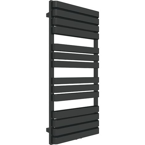 Sèche-serviette mixte noir de 1110mm de haut et 600mm de large - 924 Watt - WAR1110600TBSOAV2N