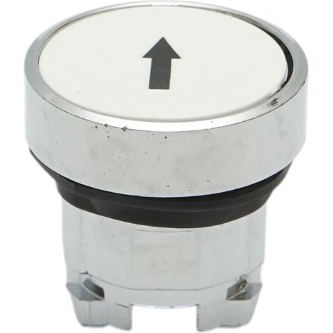 Testa del pulsante di controllo bianca freccia verso l'alto Ø 22mm ZBE Breckner Germany (1/5)