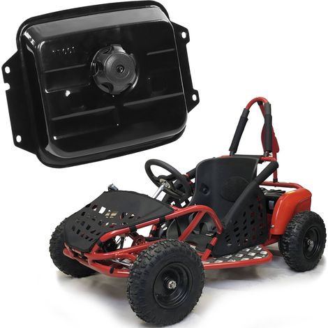 Réservoir de carburant pour quad (6 L) avec bouchon, réservoir métallique adapté aux quads et karts de 125 à 250 cm³. (1/5)