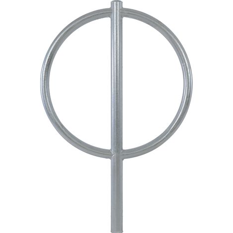 Fahrradanlehnbügel 115 x 76 cm Stahl feuerverzinkt Ø 60 mm zum Einbetonieren Fahrradständer Typ O (1/5)