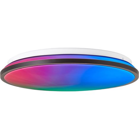 Brilliant Heida LED Deckenleuchte 39cm schwarz, Metall/Kunststoff, 1x 24 W LED integriert, (Lichtstrom: 2500lm, Lichtfarbe: 3000-6500K) (1/5)