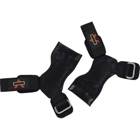 Lifting Grips - Avec Sangle De Poignet Réglable - Pour Halteres, Tirage Vertical, Soulevé De Terre - Paie (1/5)