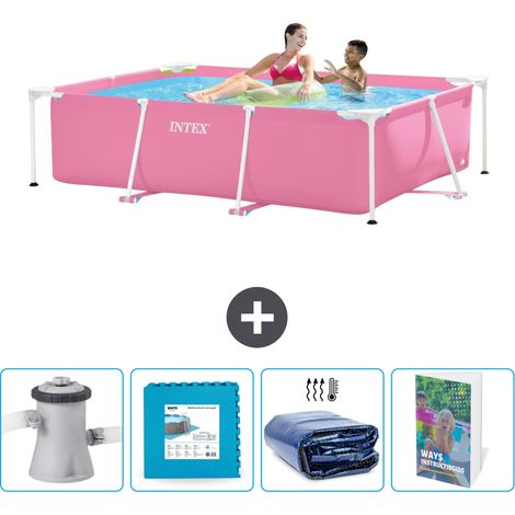 Intex Piscine Tubulaire Rectangulaire - 220x150x60 cm - 5-pièces  SCB124 (1/5)
