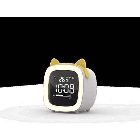 Réveil de Chevet Dessin animé Enfants Horloge Bureau Rechargeable (1/5)