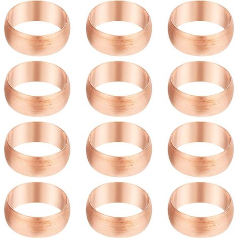 8mm Tube Embouts de Manchons Compression OD, 6Pcs Kit d'Assortiment Raccords à Virole en Cuivre pour Gaz d'Eau d'Air - 15mm (1/5)