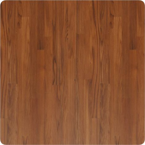 Dessus de table Dessus de bureau Plateau de table carré Marron foncé 80x80x4cm Bois chêne traité (1/4)