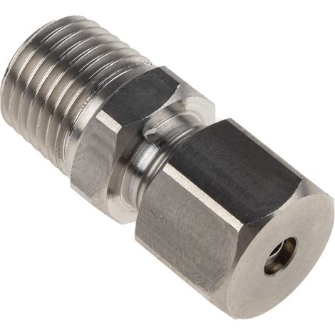 Raccord de compression 1/4 BSPT pour Thermocouple, Ø 4mm ( Prix pour 1 ) (1/4)