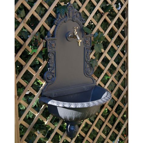FONTANA GHISA MURO "TIROLO" PAPILLON 45X25X80H CM