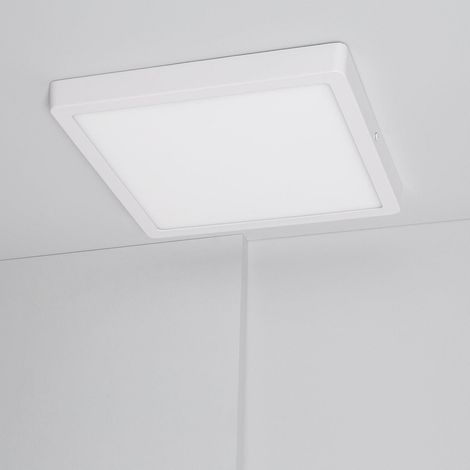 LED-Deckenleuchte 24W Eckig Superslim CCT Wählbar 280x280 mm Wählbar (Warm-Neutral-Kalt)