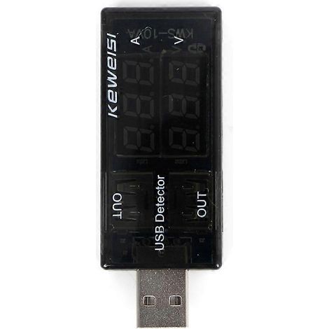 Testeur de courant et de tension USB, voltmètre et ampèremètre USB, détecteur à double rangée, affiche les nouveautés