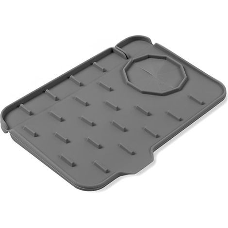 Coussinets de robinet en silicone pour usage domestique, adaptés aux robinets gauche et droit (petits coussinets de robinet gris) (1/5)