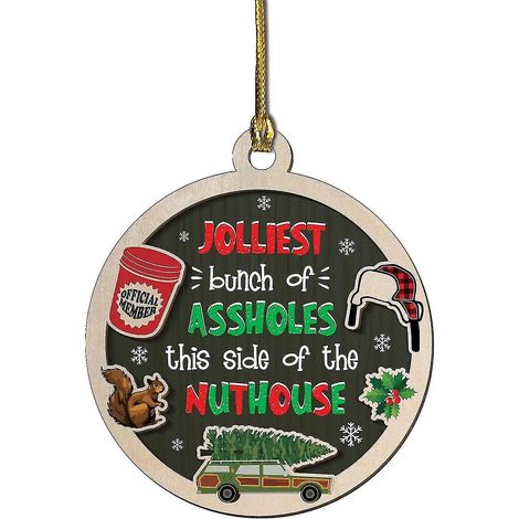 Décorations de Noël en bois pour voiture, style ferme, à suspendre, pour fêtes à la maison, fournitures de loisirs créatifs (1/2)