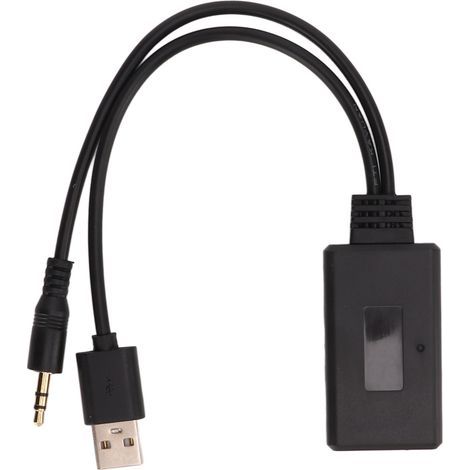 Adaptateur Bluetooth 5.0 Universel pour Auto, Récepteur Audio Stéréo USB Aux Câble (1/5)