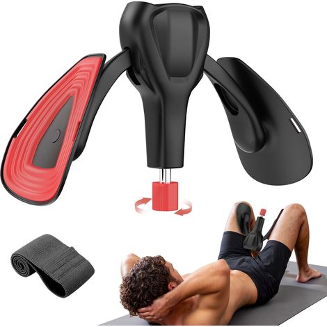 Appareil d'exercices pour le plancher pelvien : Entraîneur réglable pour Kegel et cuisses internes (résistance jusqu'à 77 lb) — Équipement de fitness à domicile (Bande de résistance incluse) (1/5)