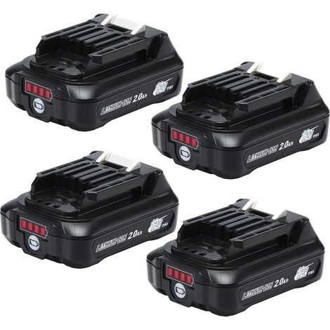 Batterie 4X 12V pour Makita 2AH 10.8V BL1021B BL1041B BL1021B BL1020B CXT DC10WD (1/5)