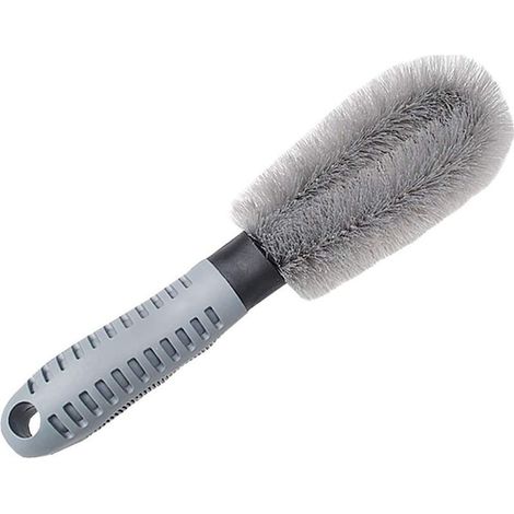 Brosse de nettoyage pour roues de voiture et moto en nylon doux anti-rayures (1/5)