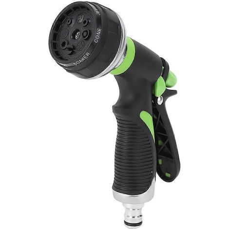 Garden Hose Nozzle, Heavy Duty Hose Sprayer With Adjustable Watering Patterns, Ergonomic Rubberized Grip, Leakproof Connection For Yard Lawn Watering (1/5)