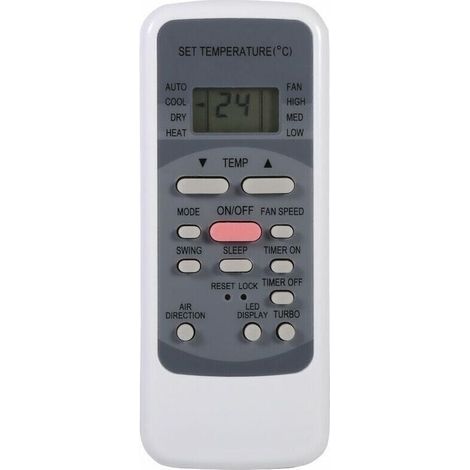 Telecomando per Condizionatore Serie R51 R51/E R51/CE R51M/CE R51D/E R51M/BGE R51M/BGE, con Orologio Integrato e Timer ON/OFF (1/4)