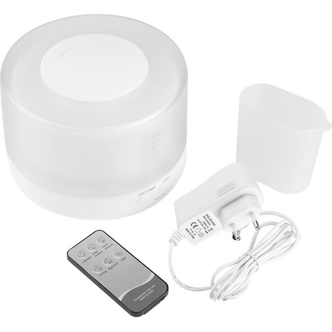500-ml-Ultraschall-Luftbefeuchter mit Fernbedienung, 7 LED-Farben und EU-Stecker (1/5)