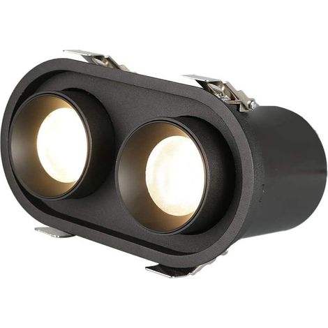 Proyector de techo LED integrado con LED duales, foco empotrable interior Rodofit COB, proyector de alta luminosidad (1/4)