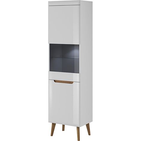 Vitrina NORDI 53 x 197 cm blanco (1/2)