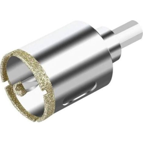 Scie Cloche Diamantée 40mm avec Foret Guidage de Centrage, Scie Cloche Carrelage avec revêtement diamant, Foret trépan Diamant pour verre, carrelage, céramique, marbre, granit (1/5)