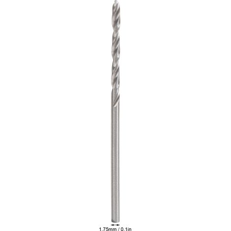10 Pièces Mèches à Percer Droites pour Métal, Acier, Bois - 1.75mm - Outillage de Précision pour Perceuse (1/5)