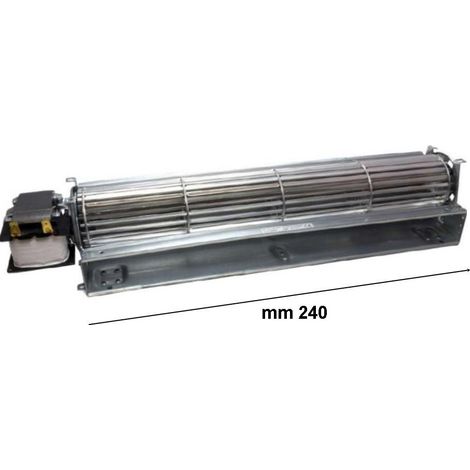 VENTOLA CM 24 TANGENZIALE MOTORE SINISTRO PER FORNO STUFA LEGNA PELLET    SP 302 (1/2)